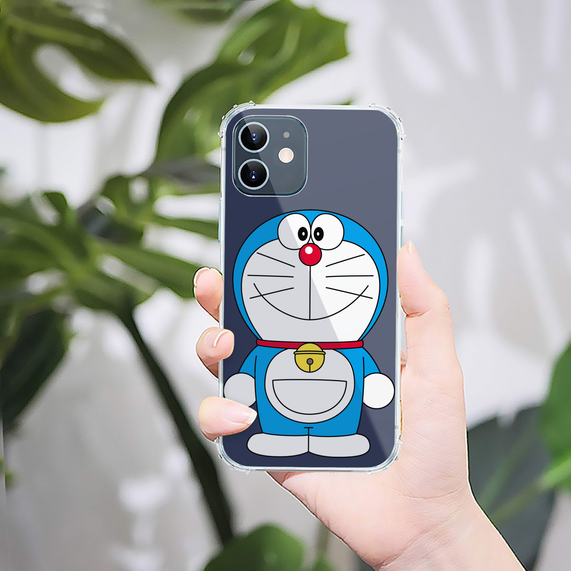 （画像用） ドラえもん Doraemon 【iPhone 12シリーズ対応】透明スマホケース（クリアソフトケース）